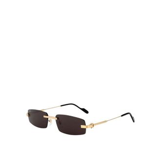 Cartier Rimless Rectangular Sunglasses