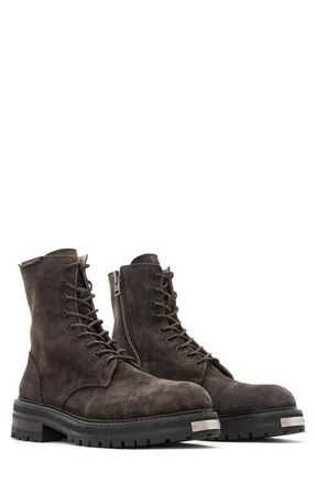 AllSaints Hank Lug Sole Boot in Warm Grey at Nordstrom, Size 11