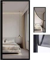 OEM Mosquitera Para Puertas De Patio, Tira Completa De Imanes, Mosquitera Retr&aacute;ctil Para Puerta, Cierre Magn&eacute;tico Para Puerta De Patio Individual (color: 