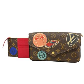 Louis Vuitton Brown Chain/Shoulder Wallet (Pre-Owned)