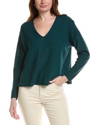 Eileen Fisher Eileen Fisher V-Neck Linen-Blend Sweater