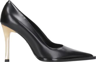 Schutz Zwarte leren puntige neus hakken - Dames - Pumps - Zwart - 39 EU - Leer - Schoenen