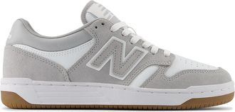 New Balance 480 Sneakers in Rain Cloud/White Men Low-Top