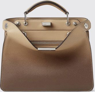 Fendi Borsa Peekaboo ISeeU Small Fendi in Cuoio Romano d&eacute;grad&eacute;