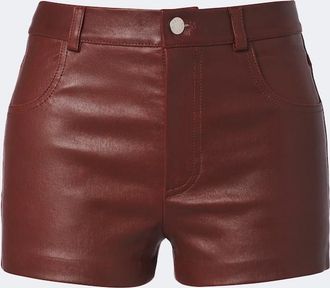 Stouls Shorts Roxie de piel