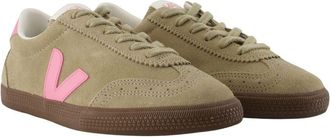 Veja Womens Volley Sneaker Khaki Calfskin
