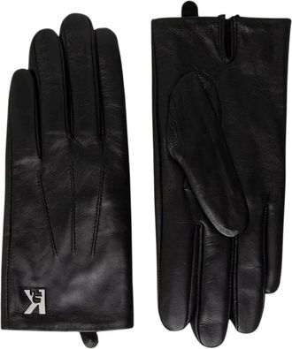 Karl Lagerfeld Leren handschoenen - Dames - Accessoires - Zwart - Maat: M Leer