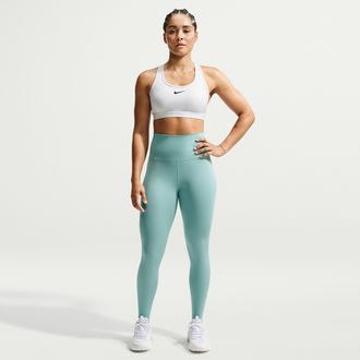 Nike Womens One Dri-FIT High-Waisted Full-Length Leggings in Green | DM7278-017