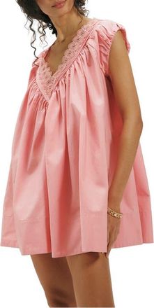 Free People Sundazed Minidress in Lychee Blush at Nordstrom, Size X-Large