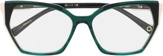 Etnia Barcelona cat-eye frame glasses - women - Acetate - 55 - Black