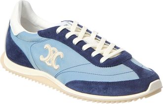 Celine Celine Troimphe Low Top Suede & Nylon Sneaker