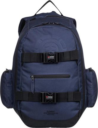 Element Rugzak van Materiaal met Veel Zakken - Heren - Rugzakken - Blauw - ONE Size - Polyester - Tassen