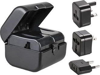 OEM 4 Juegos De Adaptadores De Viaje Convertidores De Voltaje, Adaptador Universal De Enchufe De Viaje Todo En Uno Con Enchufes Para La Ue, Ee. Uu., Reino