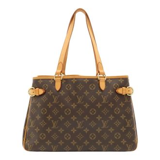 Louis Vuitton Brown Monogram Shoulder Bag Tote Bag (Pre-Owned)