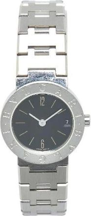 Bulgari Pre-owned Watches, female, Black, Size: ONE SIZE Pre-owned Stainless Steel Watch