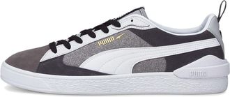 Puma Suede Block Wt Foam Strip 2 Black White Gray 383895-01