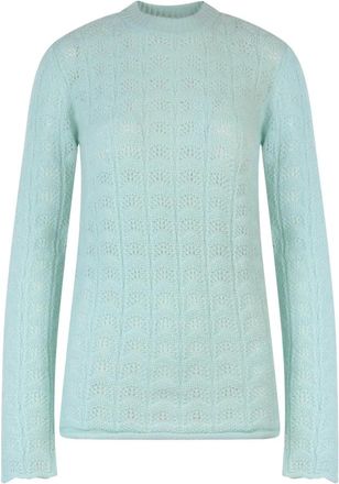 Sportmax Truien & Vesten, Dames, Groen, S, Wol, Wol en kasjmier trui