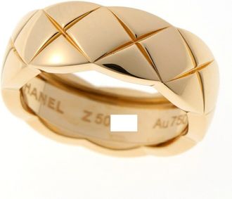 Chanel Yellow Gold Yellow Gold (18K) Band Ring (Pre-Owned)