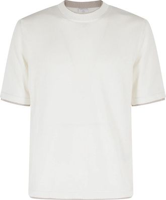 Eleventy T-Shirts - Heren - T-shirts - Wit - XL - Tops