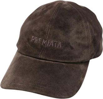 Premiata Hoeden - Heren - Petten - Bruin - 58 CM - Accessoires