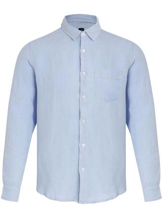 Osklen classic linen shirt - Blue