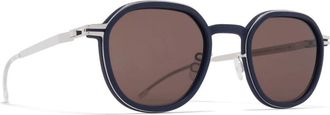 Mykita Birch Sun Zonnebril - unisex - Zonnebrillen - Blauw - 47 MM - Accessoires