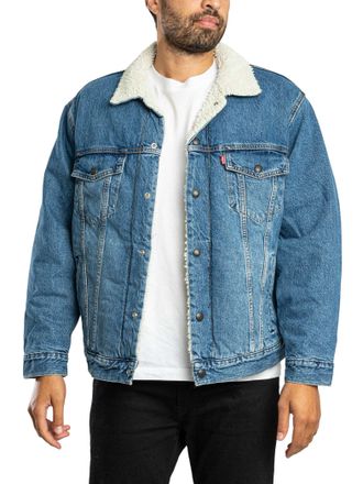 Levi's Relaxte Sherpa-Jas, Blauw
