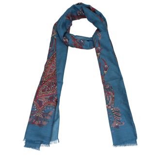 Etro Etro Dames Sjaal Modal Hemelsblauw