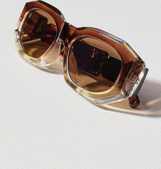 I-SEA Ombre Deco Rectangle Sunglasses