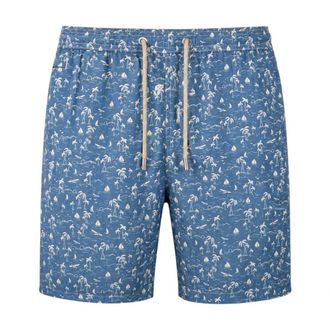 MC2 Saint Barth Beachwear, male, Blue, Size: XL Drawstring Swim Shorts