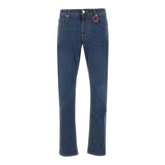 Sartoria Tramarossa Straight Jeans, male, Blue, Size: W34 Michelangelo Jeans