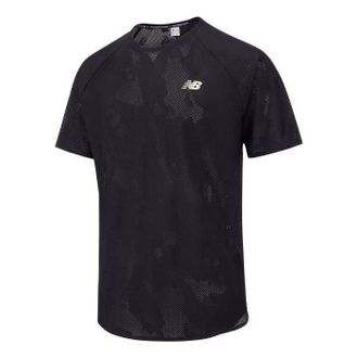 New Balance Q Speed Jacquard T-Shirt Asia Sizing Black MT33281-BK