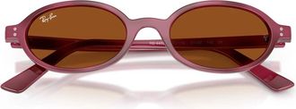 Ray-Ban Rb 4472 Khal Zonnebrillen - Dames - Zonnebrillen - Bruin - 48 MM - Accessoires