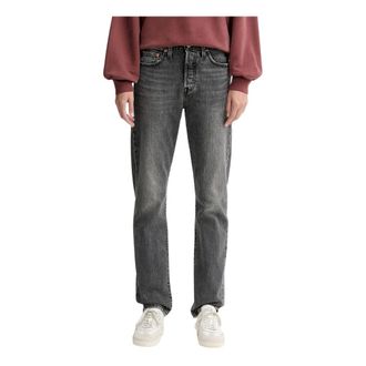 Levi's Jeans, Dames, Grijs, W31 L32, Katoen, 501 Original Jeans