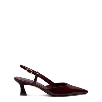 Stuart Weitzman Vinnie 50 Slingback - Shoes - Mujer - Rojo - 38 1/2 EU