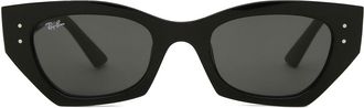 Ray-Ban RB4430F Zena Asian Fit 667787 Mens Sunglasses Black Size 52