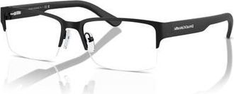 A|X Armani Exchange 53mm Rectangle optical glasses in Black at Nordstrom