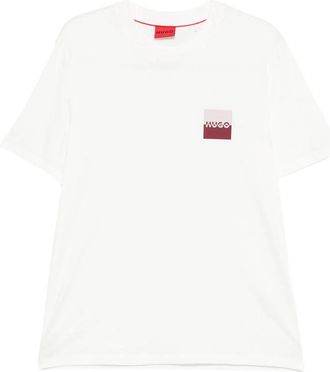 HUGO BOSS T Shirt Bianco-Uomo