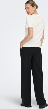 Only Kurzarmshirt ONLY ONLFREEZE LIFE S/S HEART TEE BOX JRS, Damen, Gr. XL, cloud dancer print:wild heart, Jersey, Obermaterial: 100% Baumwolle, bedruckt, 