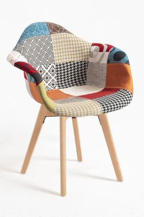 Regalos Miguel Regalos Miguel - Packs Sillas Comedor - Pack 2 Sillas Belu Patchwork - Patchwork Colores