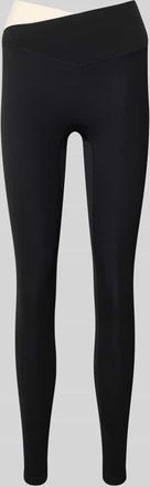 P.E Nation High Rise Leggings in asymmetrischem Look in Black, Gr&ouml;&szlig;e XL