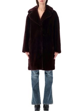 Stand Studio Camille Cocoon Plush Coat