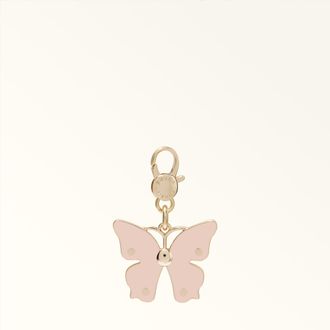 Furla Hashtag Charm Dusty Pink Pink Metal + Enamel Woman