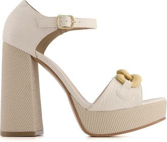 Andrea Womens Ankle Strap Platform High Heel Sandals