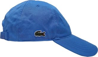Lacoste Organic Cotton Twill Cap for Unisex, One Size, Argentine Blue