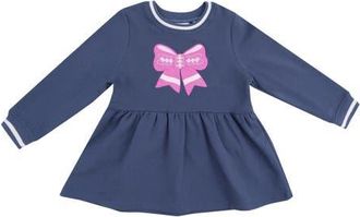 Angel Dear Kids French Terry Dress in Vintage Indigo at Nordstrom, Size 18-24M