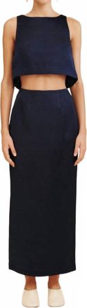 Poss&eacute; Gigi Pencil Skirt In Midnight