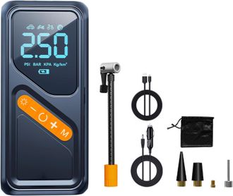 OEM Hoog Eficiente Oplaadbare Fiets Met Luchtpompen Voor Snelle Opblazing Van Auto Y Motobanden