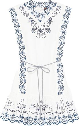 Alemais Leela Embroidered Mini Dress