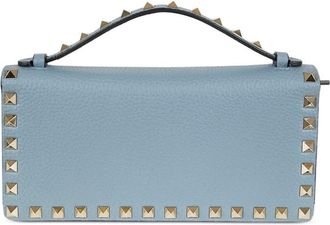 Valentino Garavani Blue Rockstud Mini Crossbody Bag